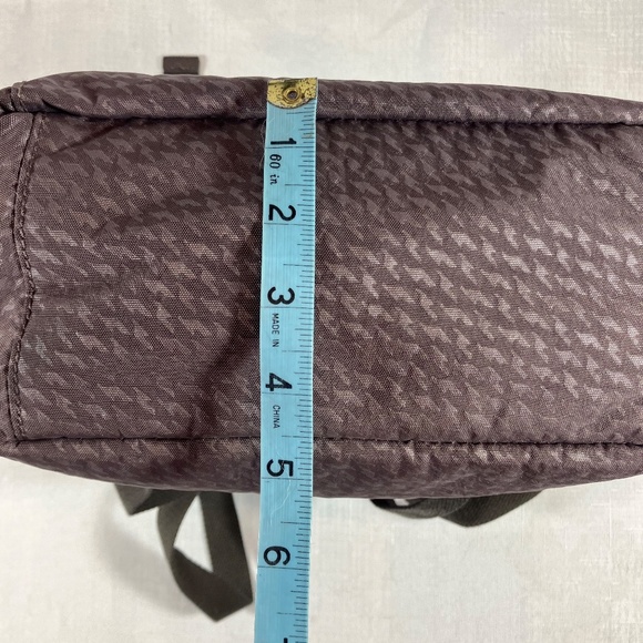 Kipling Backpack, Taupe Houndstooth Pattern, EUC - Picture 15 of 15